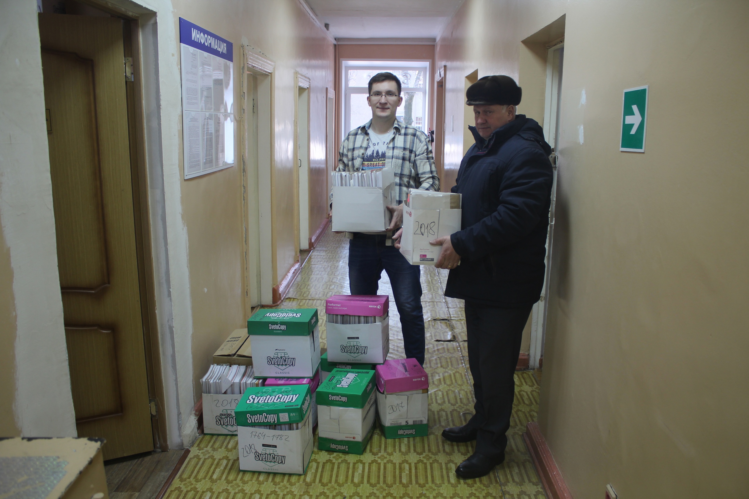 Сегодня ИК  передала документы постоянного срока хранения в архив администрации Яковлевского городского округа.