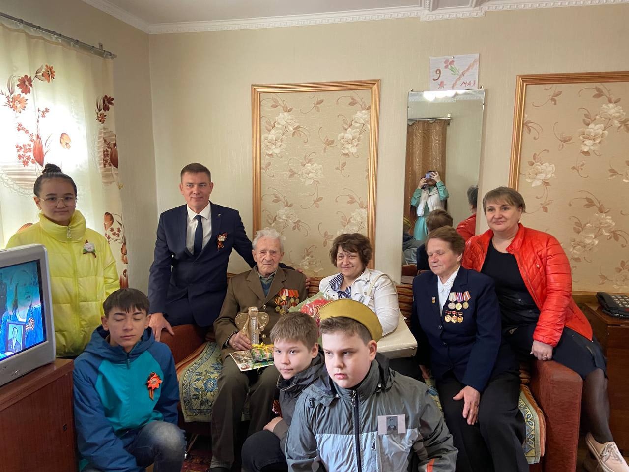 Посещение ветерана  ВОВ Ширяева Николая Прохоровича