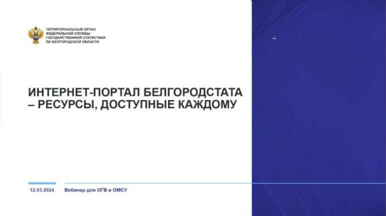 Обучающий семинар Ассоциация в сотрудничестве с Белгородстат. Обучающий семинар Ассоциация в сотрудничестве с Белгородстат.